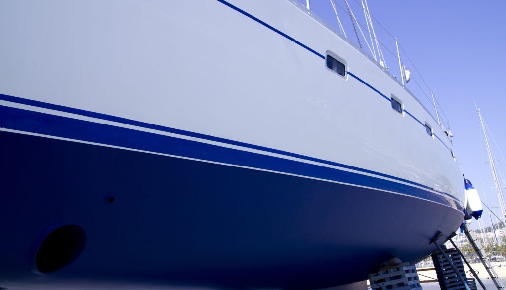 antifouling boat in ibiza